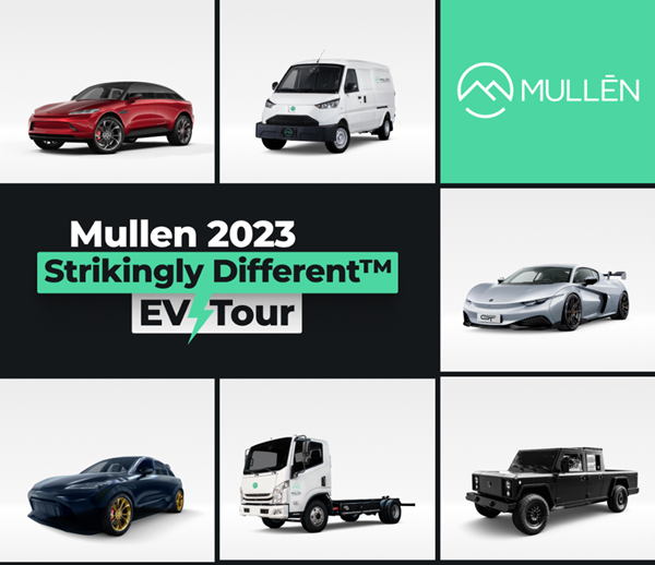 2023 EVs Featured on Mullen’s Tour