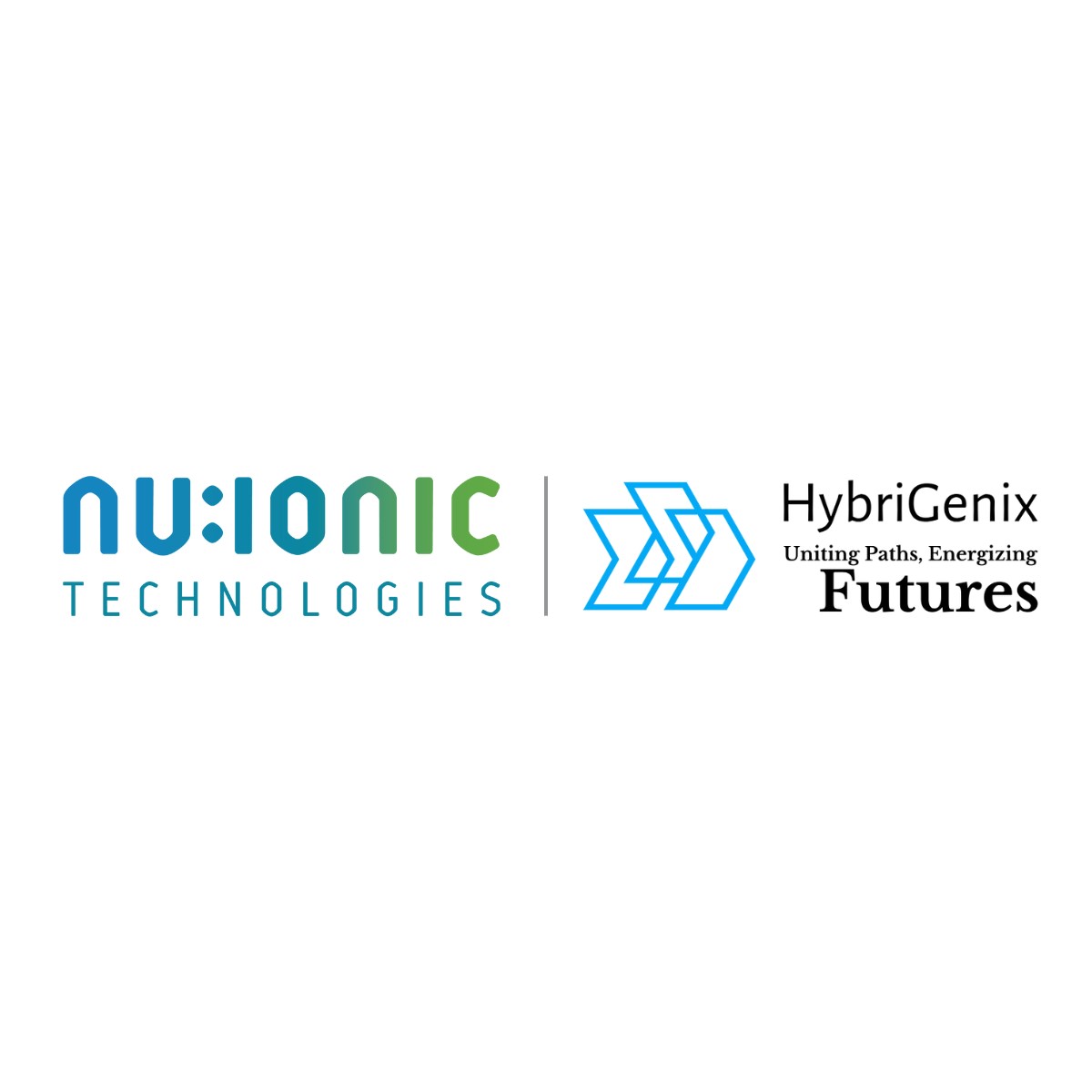 Nu:ionic Technologies & HybriGenix Futures Logos