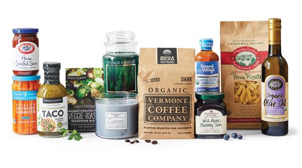 Vermont Coffee Company pictured with Stonewall Kitchen's Family of Brands