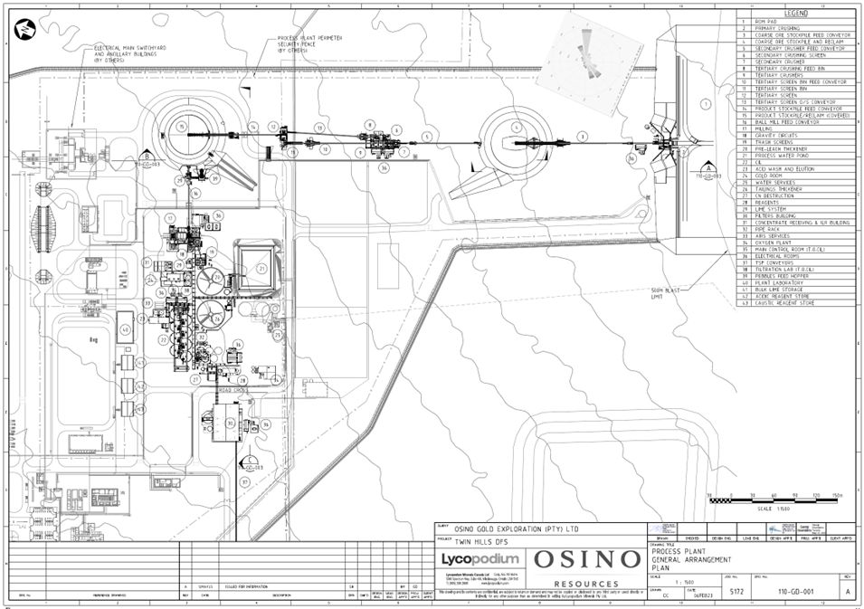 Twin Hills Gold Project: Process Plant General Arrangement Plan4