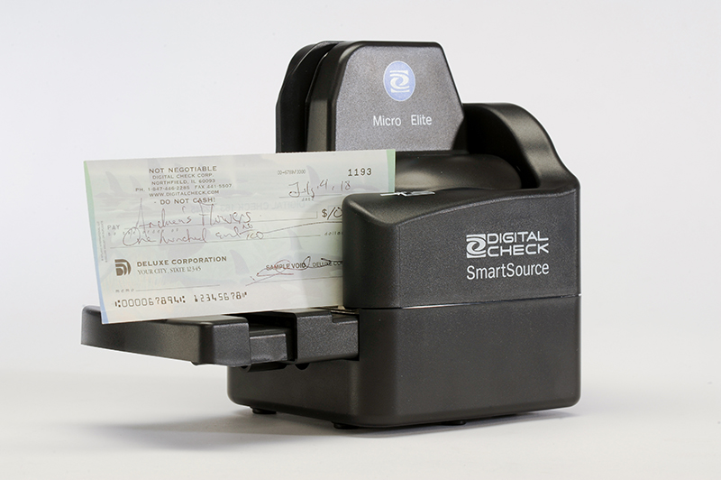 The ultra-compact SmartSource Micro Elite check scanner from Digital Check now has an option for a rear inkjet endorser on the base model.