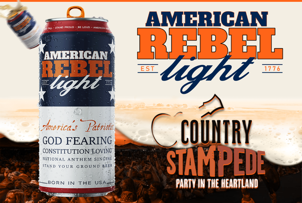 American Rebel Light to be Featured at Country Stampede in Bonner Springs, Kansas June 27 - 29