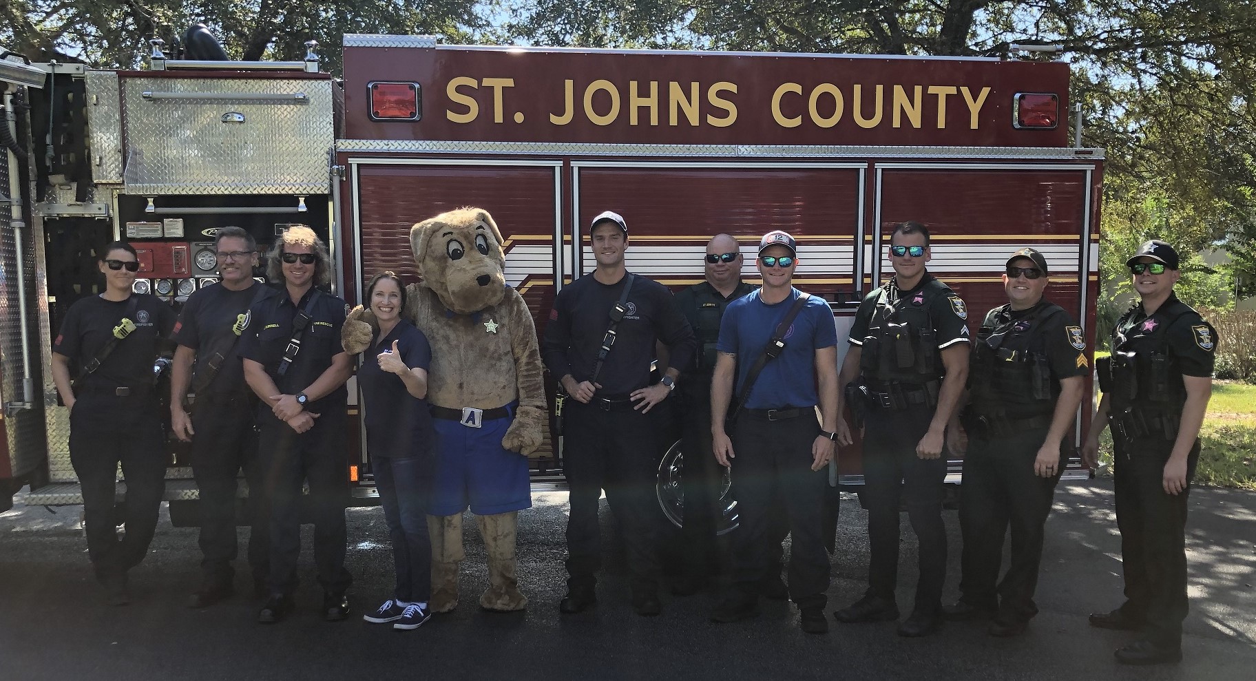 Community Management Concepts of Jacksonville partners with first responders to promote community safety.