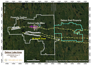 Detour Lake Mine – Property Plan View