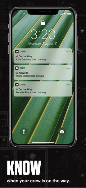 Core App: Crews by Core, Notifications