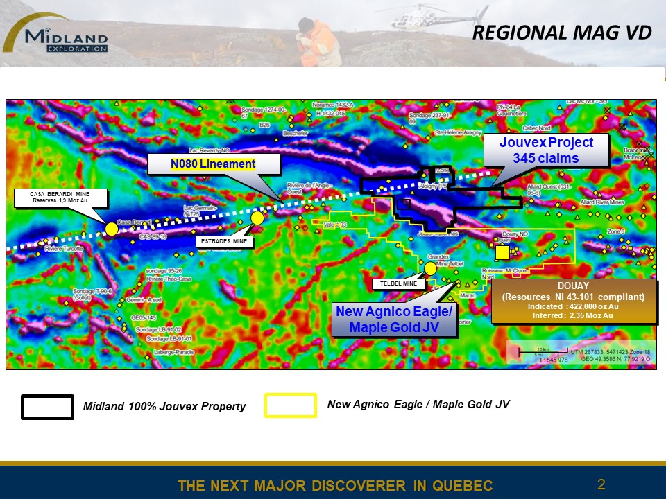 Figure 2 Jouvex regional mag