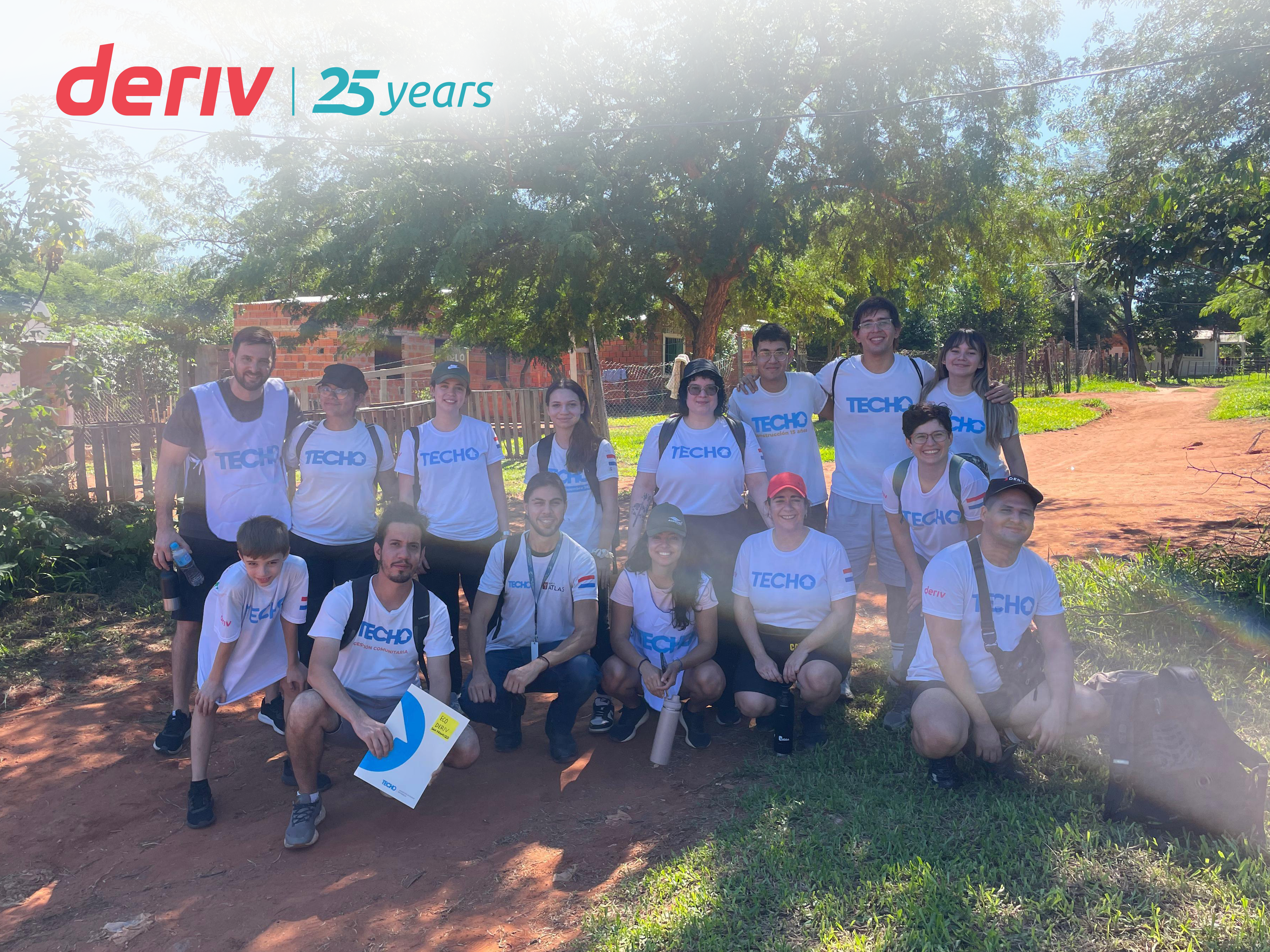 Deriv Paraguay and TECHO help underserved communities