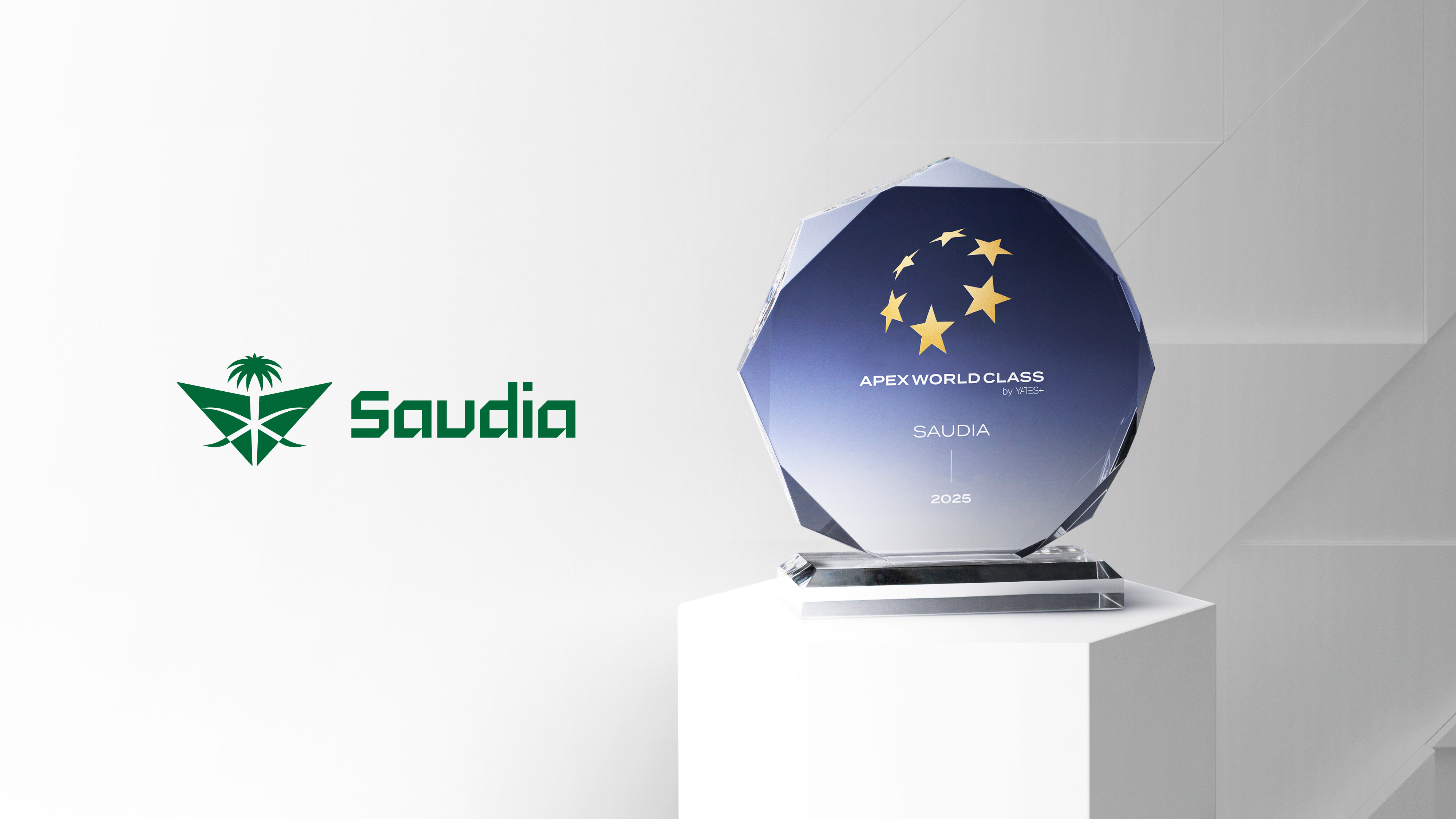 Saudia Airlines received an APEX World Class Award, reinforcing its leading position in guest experience.