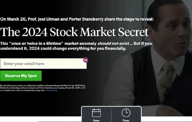 The 2024 Stock Market Secret: Joel Litman and Porter Stansberry Briefing Details (by TradeInvestNow.com)