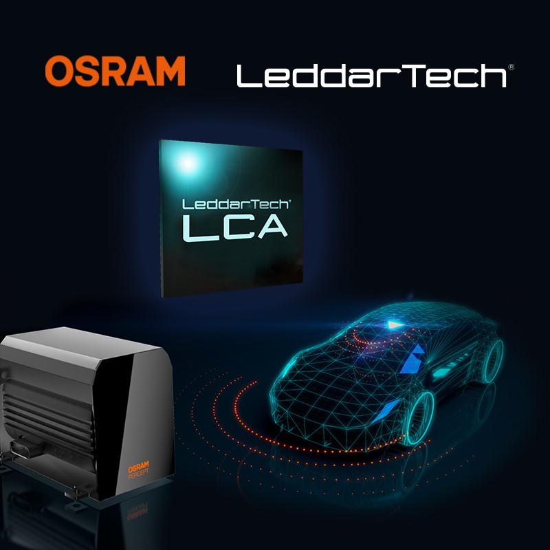 LeddarTech® and OSRAM® announce they have entered into a long-term agreement where LeddarTech will provide their industry-leading LiDAR hardware and software components into OSRAM’s PERCEPT™ LiDAR platform.