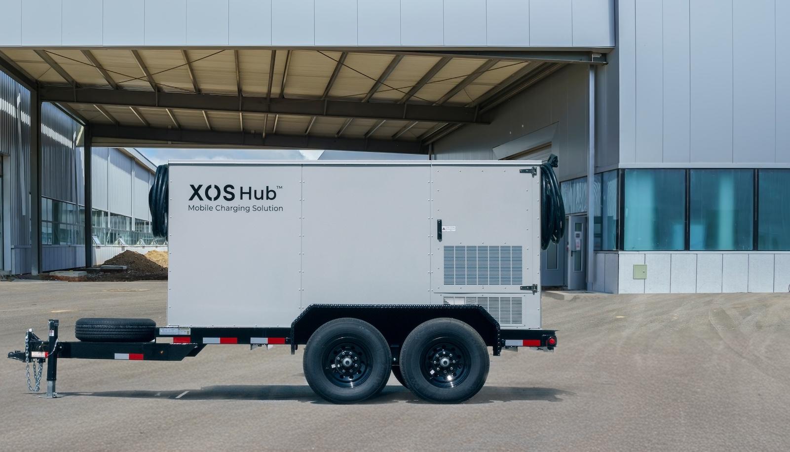 Xos Hub™ towable mobile charging solution 