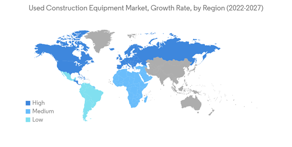 Used Construction Equipment Market Used Construction Equipment Market Growth Rate By Region 2022 2027