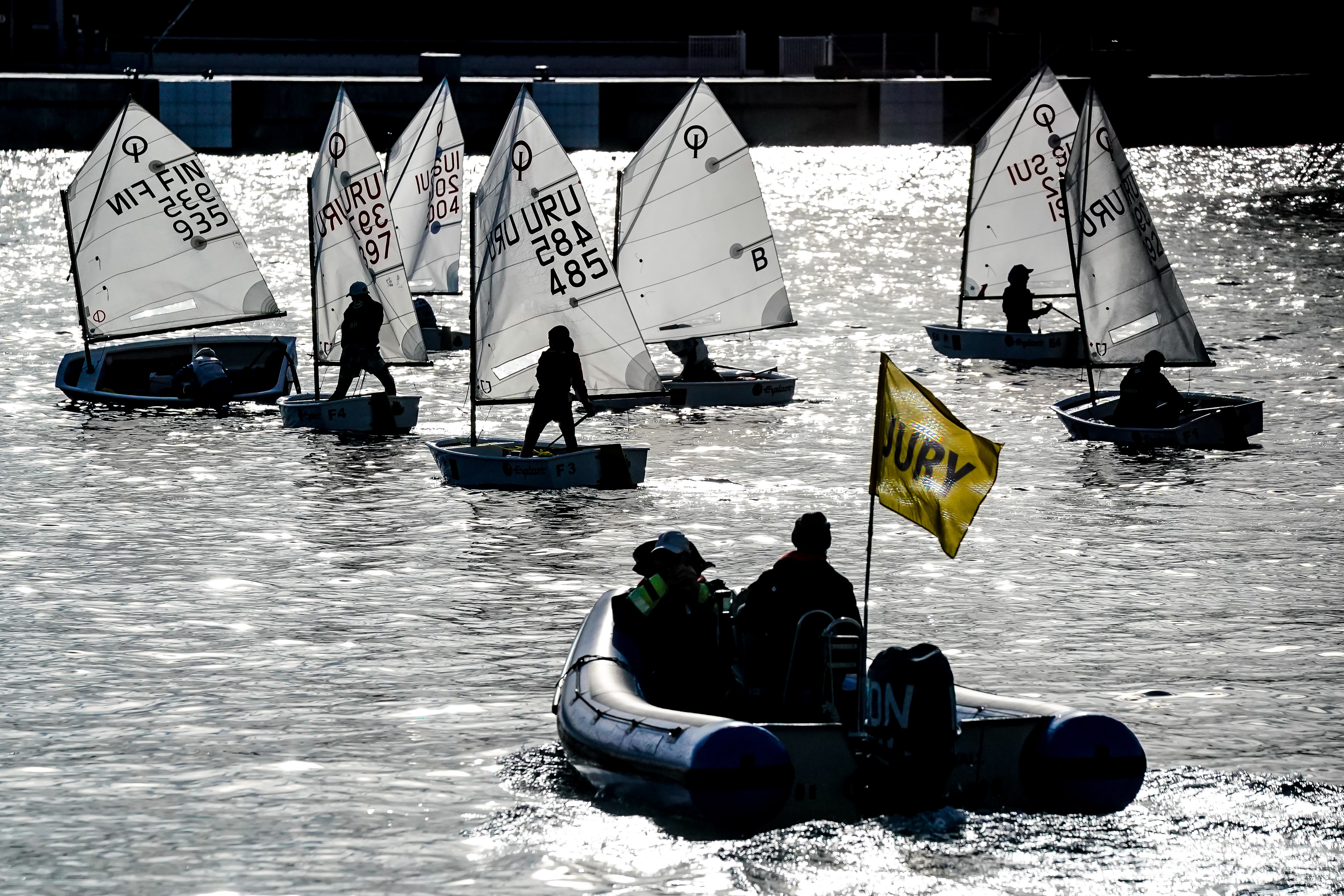 At the Yacht Club the 14th Monaco Optimist Team Race