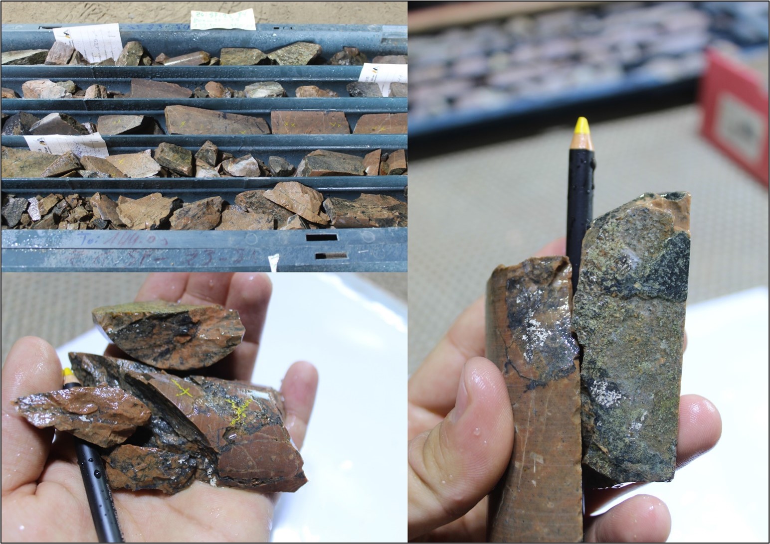 Native Silver Mineralization in Rhyolite