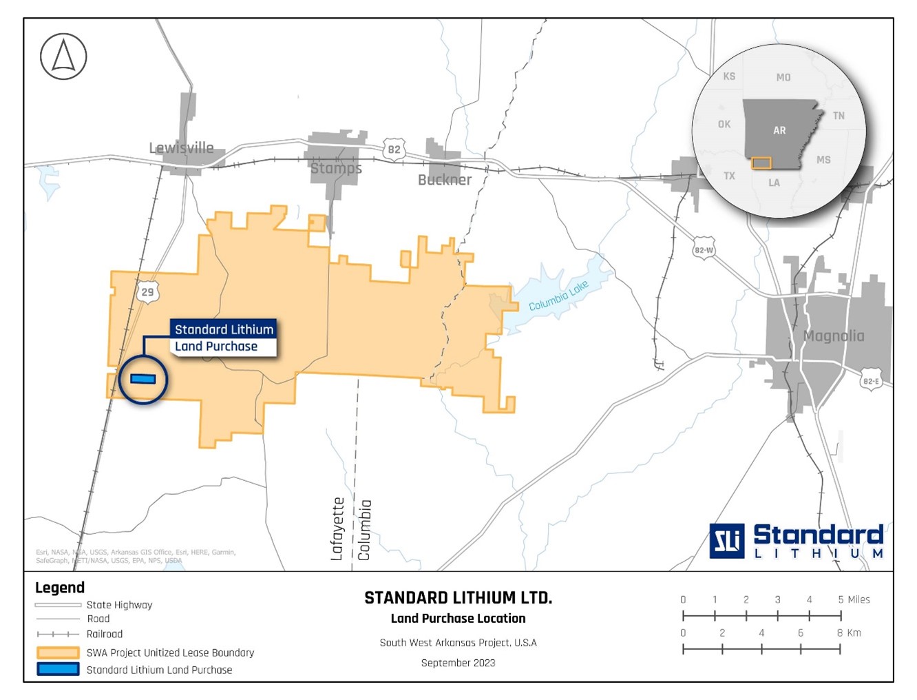 Overview of South West Arkansas Project and Land Purchase