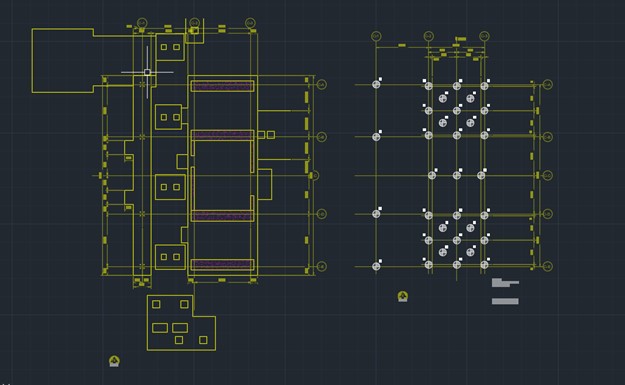 Deep pier and auger-cast pile design that LFI will execute in support of Process Plant foundations