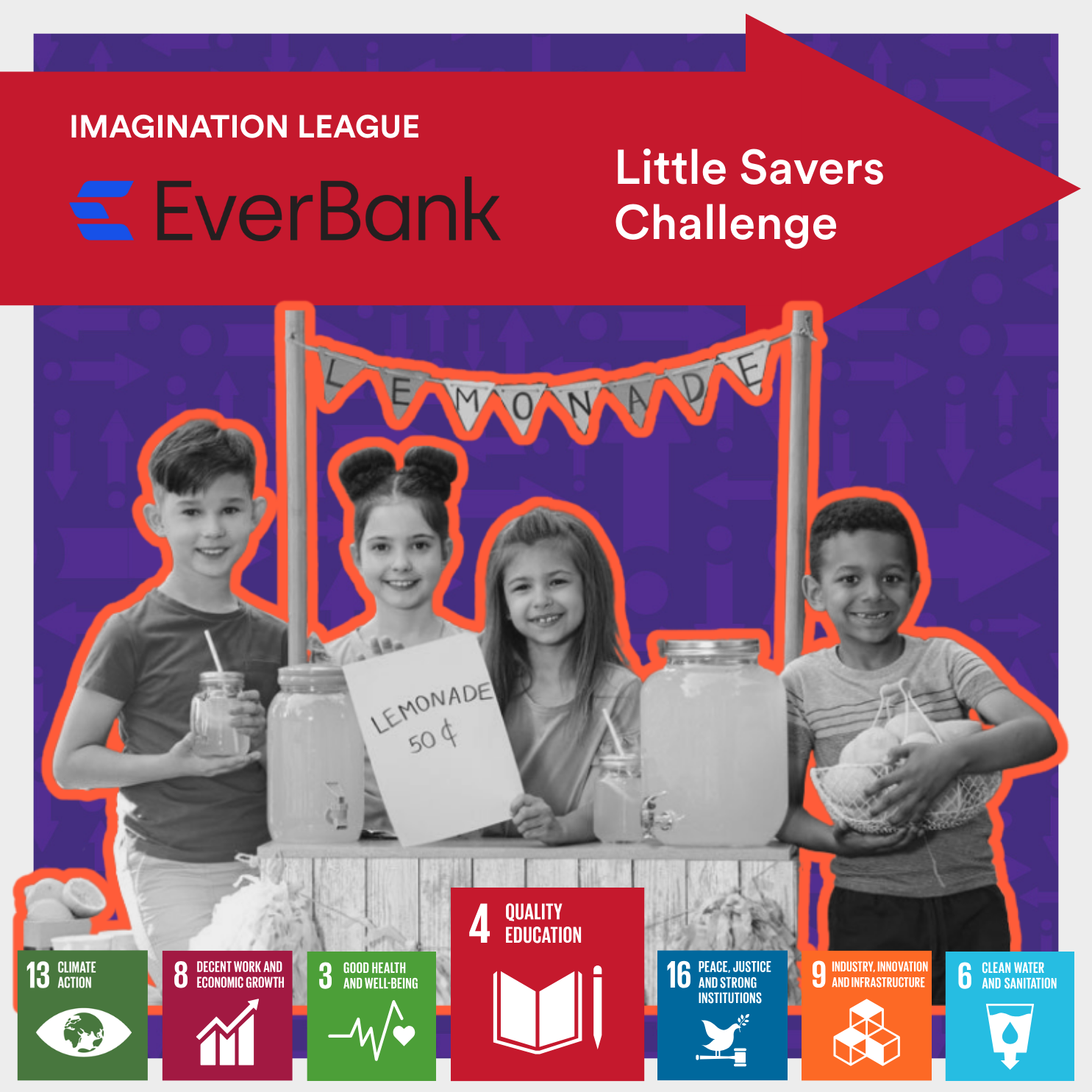 Competitors ages 5-12 submitted ideas for the EverBank Little Savers Challenge