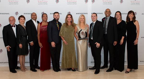 The Crystal team accepts top honors at Virtuoso Travel Week 2019