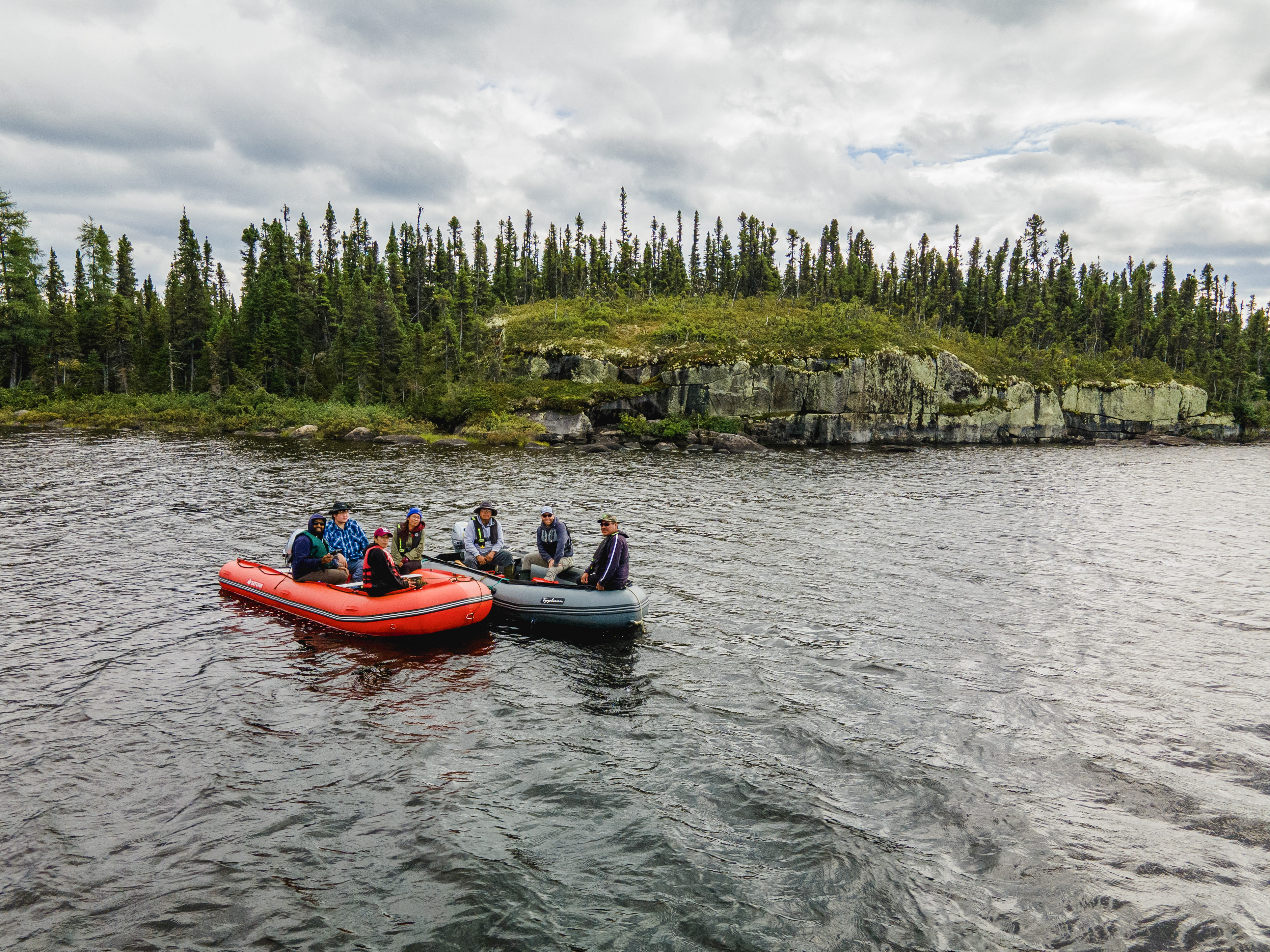 On the land and water experiential learning opportunities for Water First participants at Park Lake in Labrador