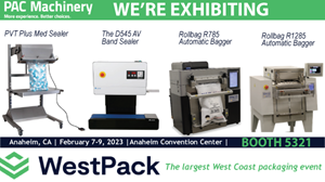 PAC Machinery to exhibit at WestPack