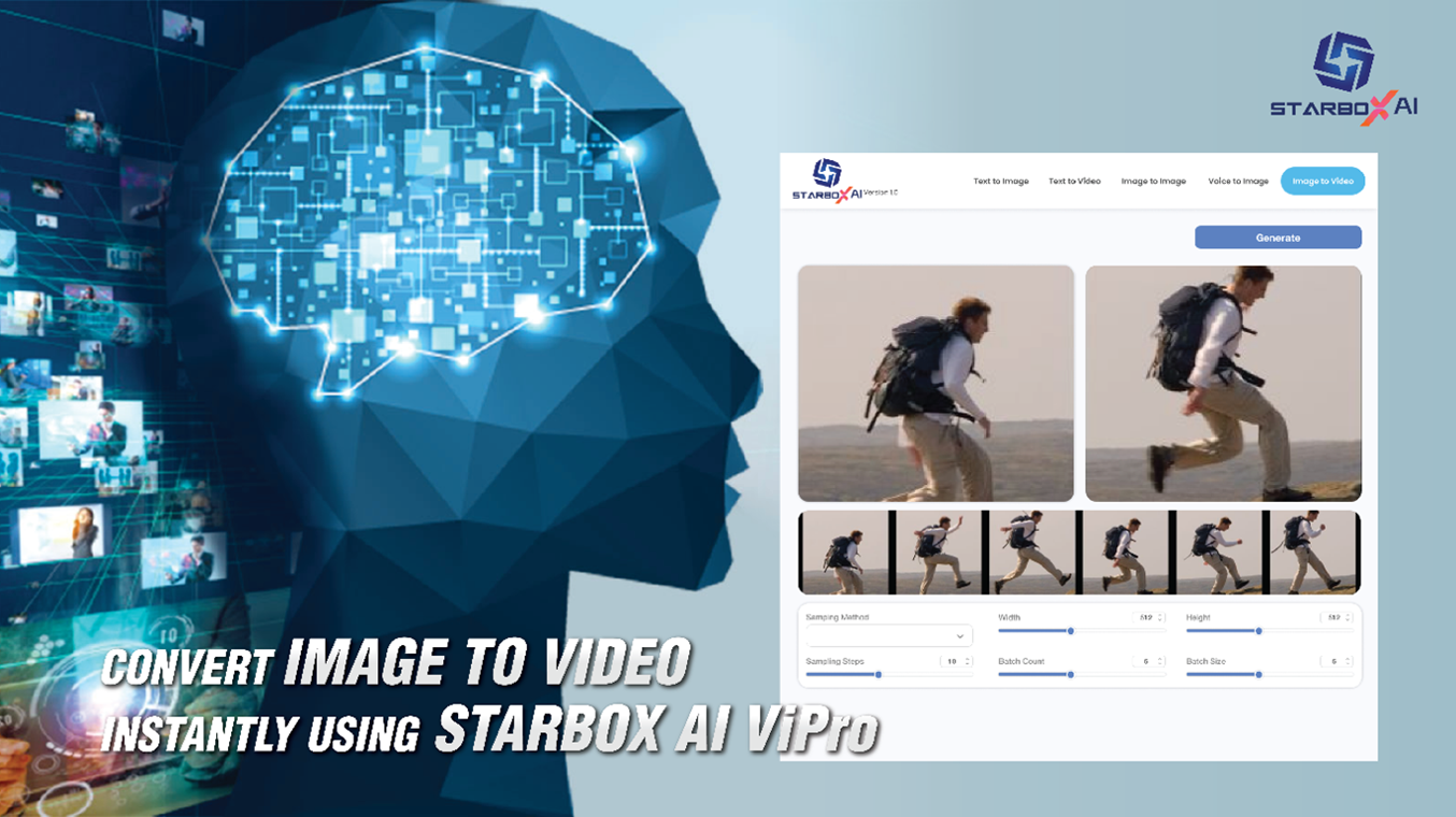 Starbox Launches Video Production Enlivening Pictures with Image-to-Video Feature in StarboxAI - ViPro