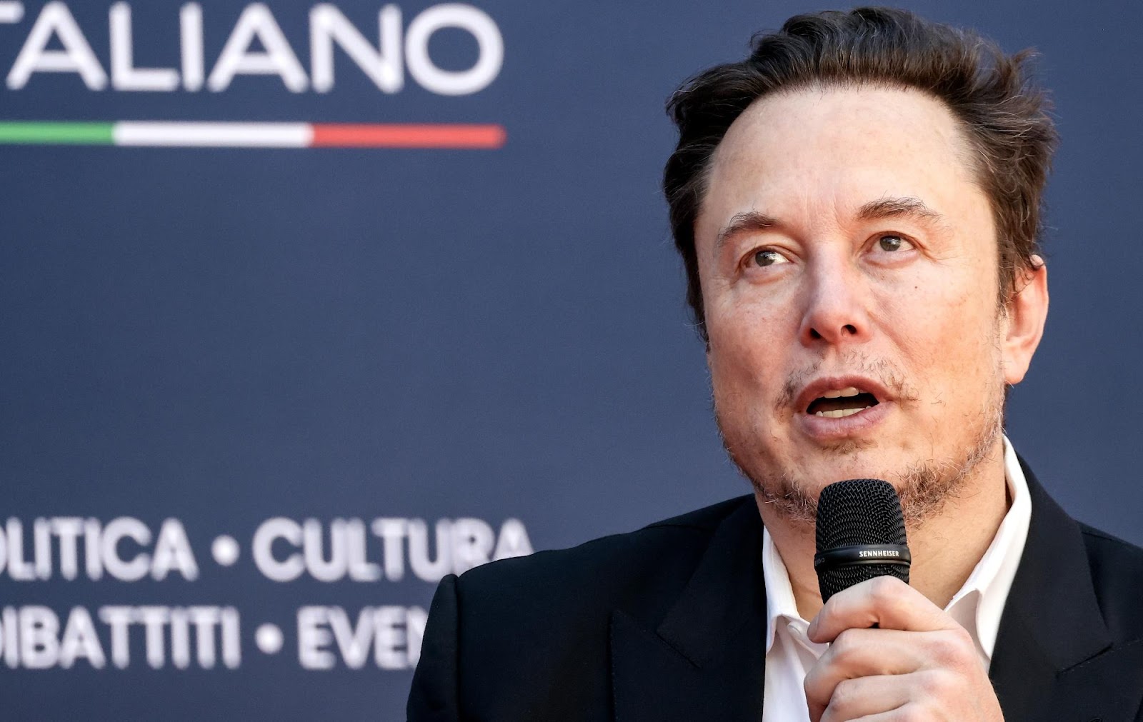 Reference: Elon Musk at 'Atreju,' Rome, discussing birth rates – Dec 16, 2023.