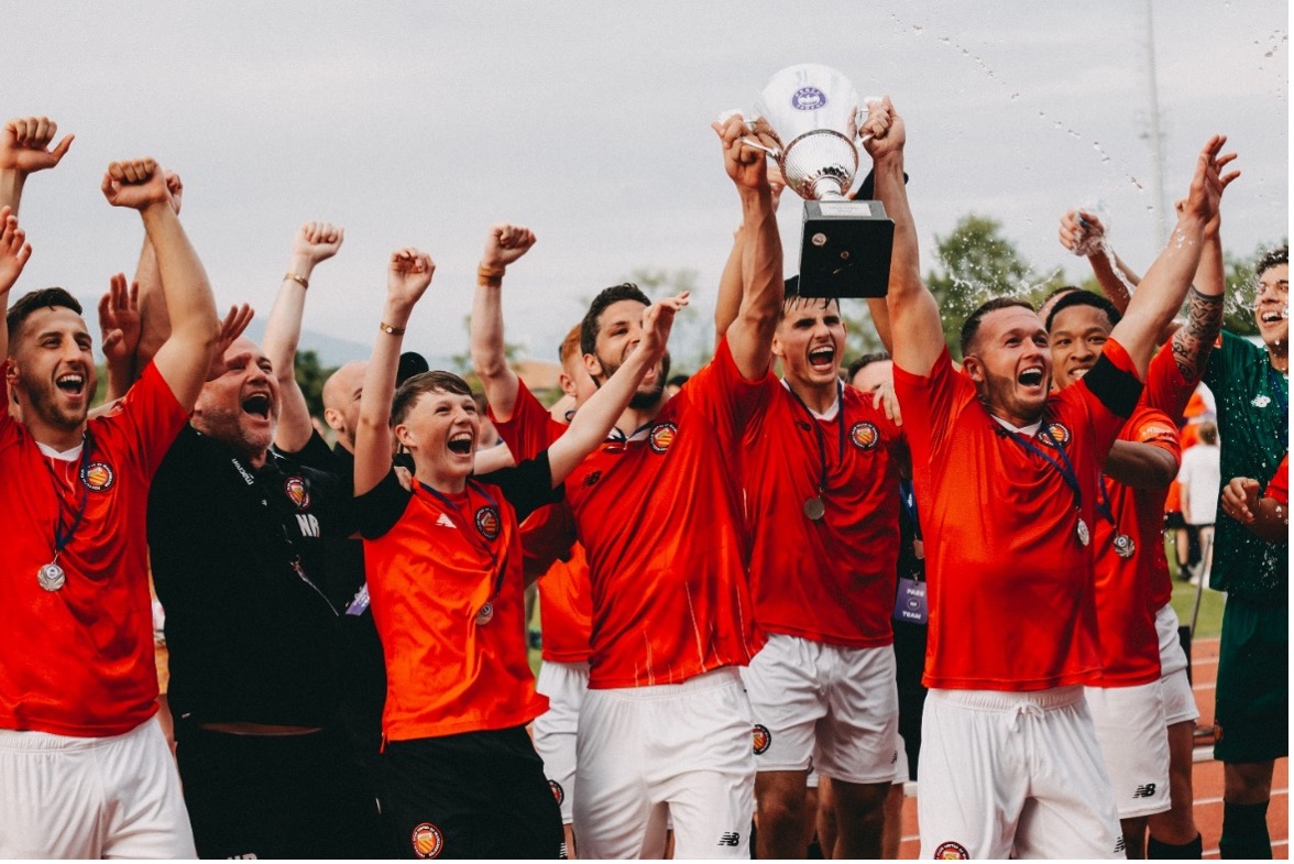 FC United of Manchester, the breakaway club of Manchester United, won the previous FENIX Trophy with a 4-0 win over Czech side Prague Raptors (ph Kami