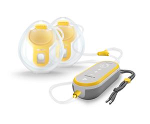 The Freestyle Hands-free Collection Cups are shaped to fit the lactating breast and offer comfort while worn, without weighing down the breast. The in-bra cups feature Medela’s patented 105-degree breast shield, shown to increase milk output. Designed based on Medela’s extensive research, the Hands-free Collection Cups have an intentional droplet shape which offers better support where the most milk-making tissue exists. The transparent cup allows mom to verify correct nipple alignment and provides visual confirmation of milk flow.