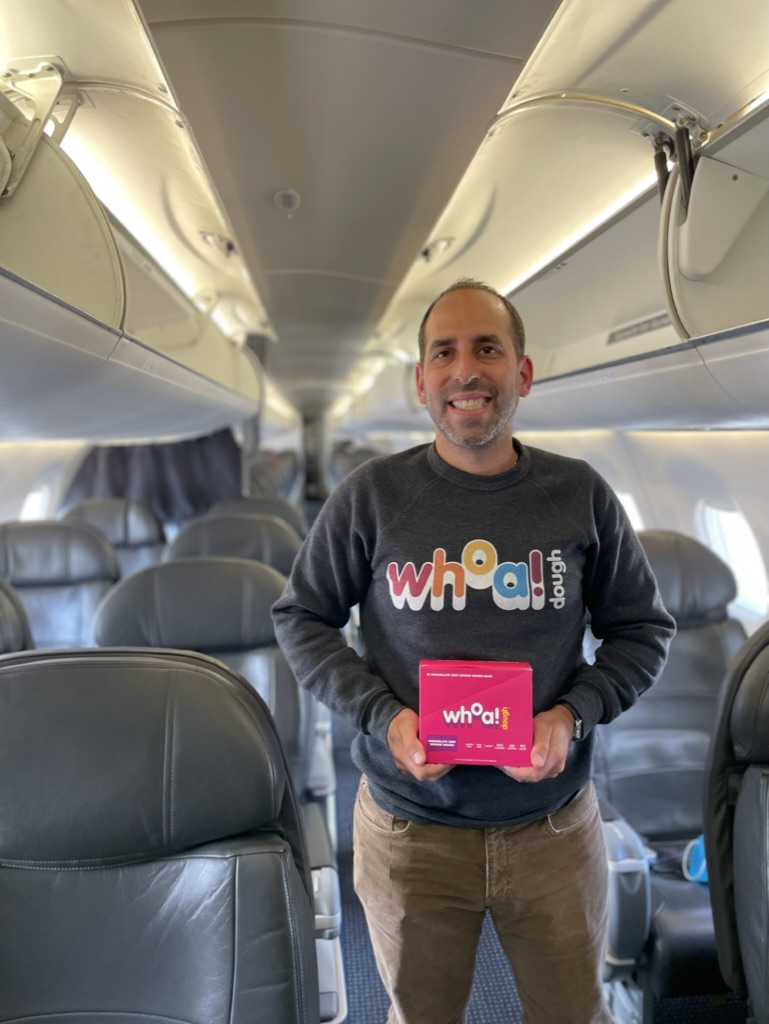 Whoa Dough founder, Todd Goldstein, scores a deal with American Airlines