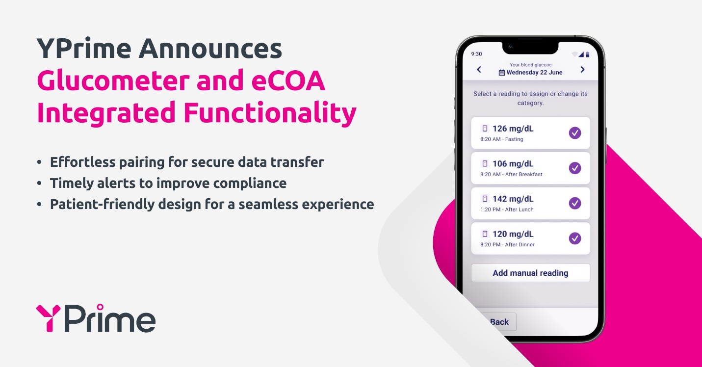 YPrime Transforms Endocrinology and Autoimmune Trials through New Glucometer and eCOA Integrated Functionality thumbnail