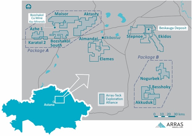 Arras Minerals License Package (Pavlodar, Kazakhstan)