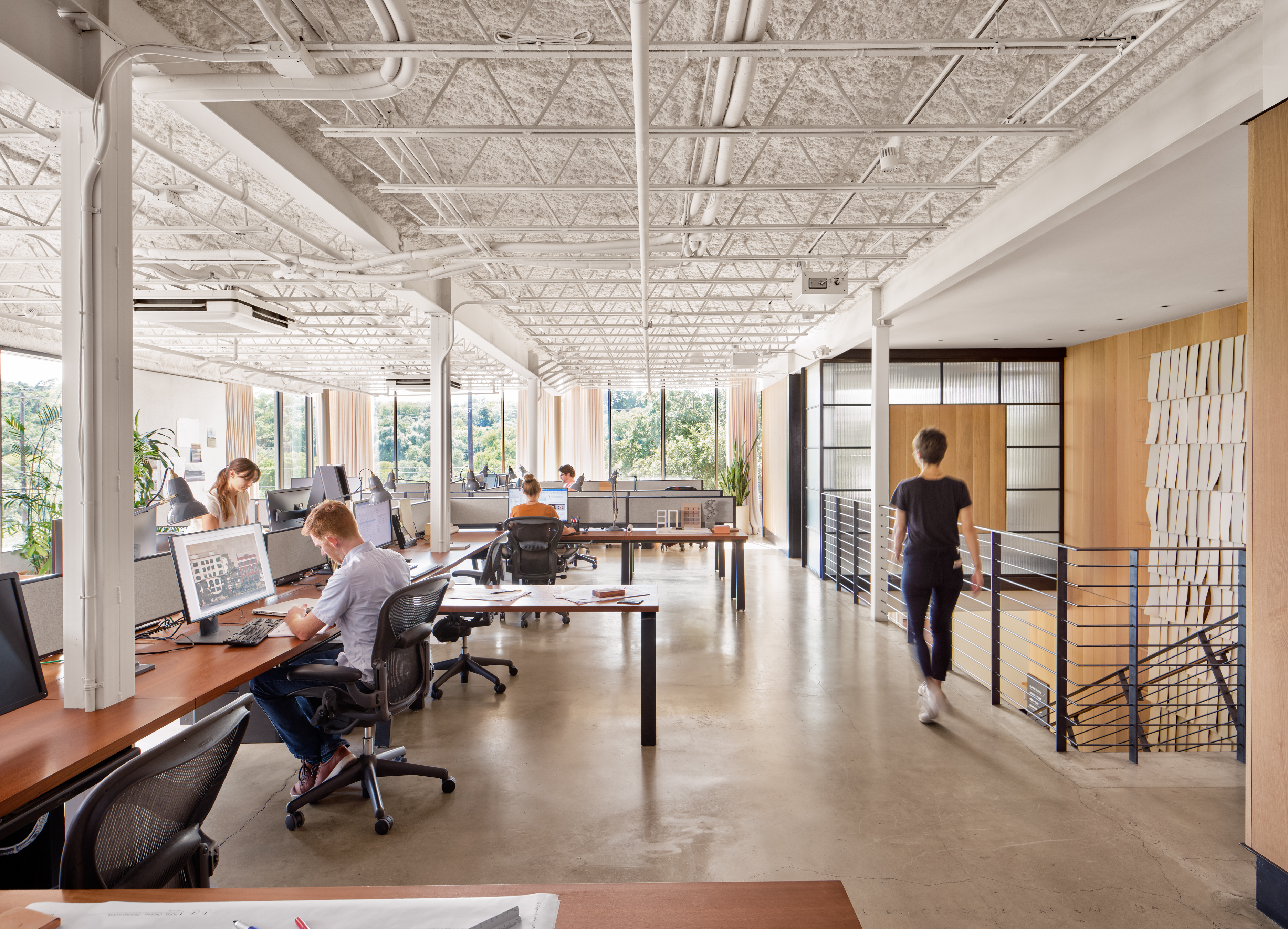 Clayton Korte Design Office, interior view. Austin, Texas. Photo by Casey Dunn.