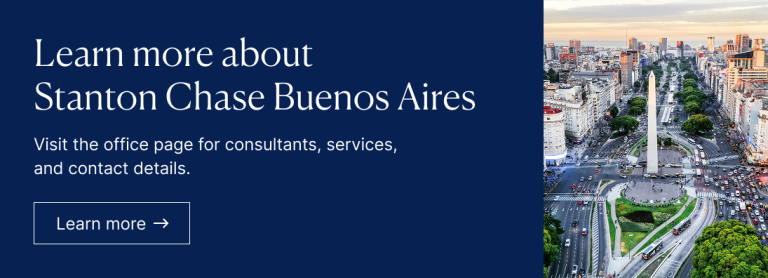 An image of Buenos Aires, hyperlinked to Stanton Chase Buenos Aires' web page.