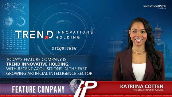 Today’s feature company is Trend Innovative Holding, with recent acquisitions in the fast-growing Artificial Intelligence sector: Today’s feature company is Trend Innovative Holding, with recent acquisitions in the fast-growing Artificial Intelligence sector