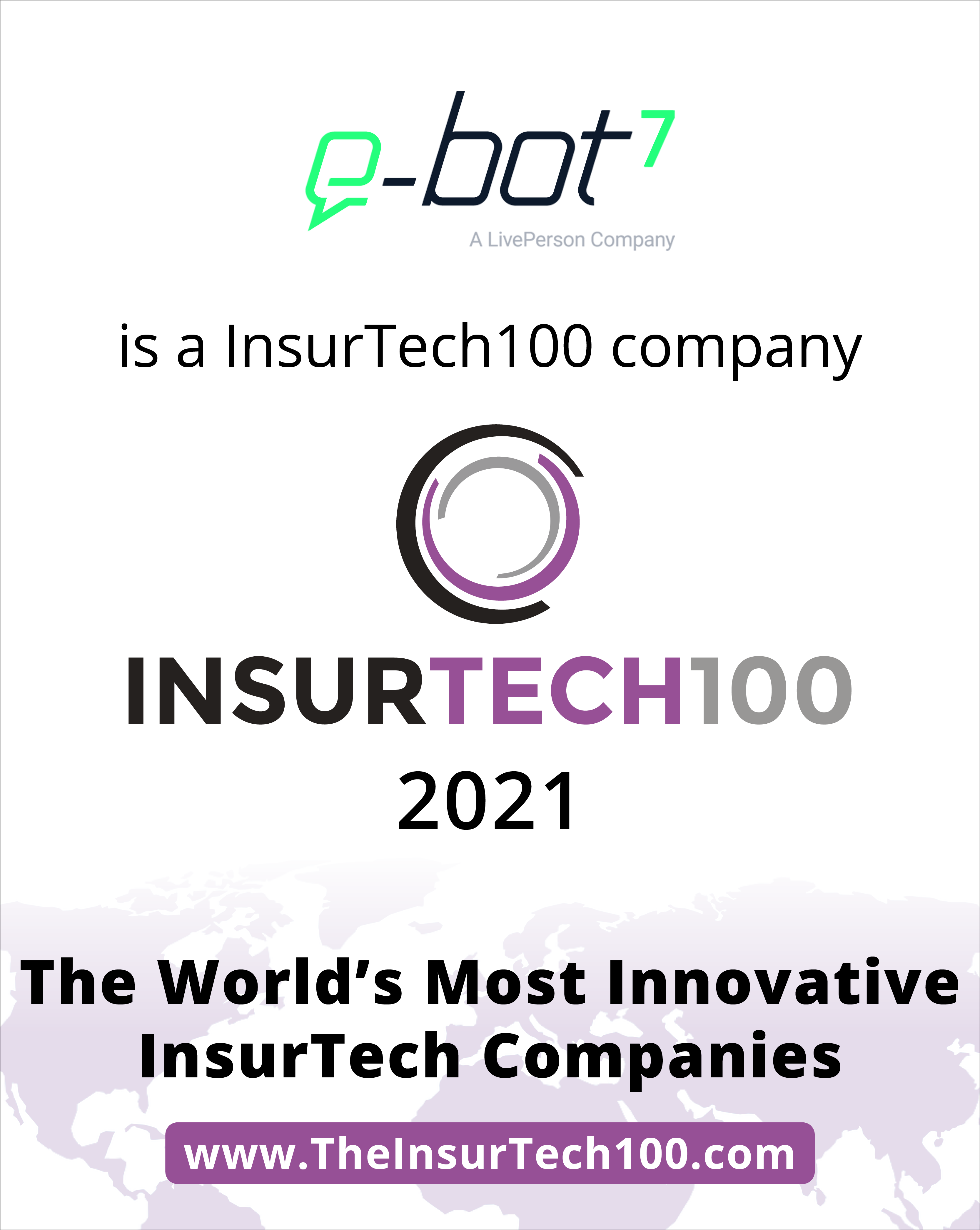 The annual InsurTech100 list recognised e-bot7 as one of the most innovative InsurTech companies worldwide thumbnail