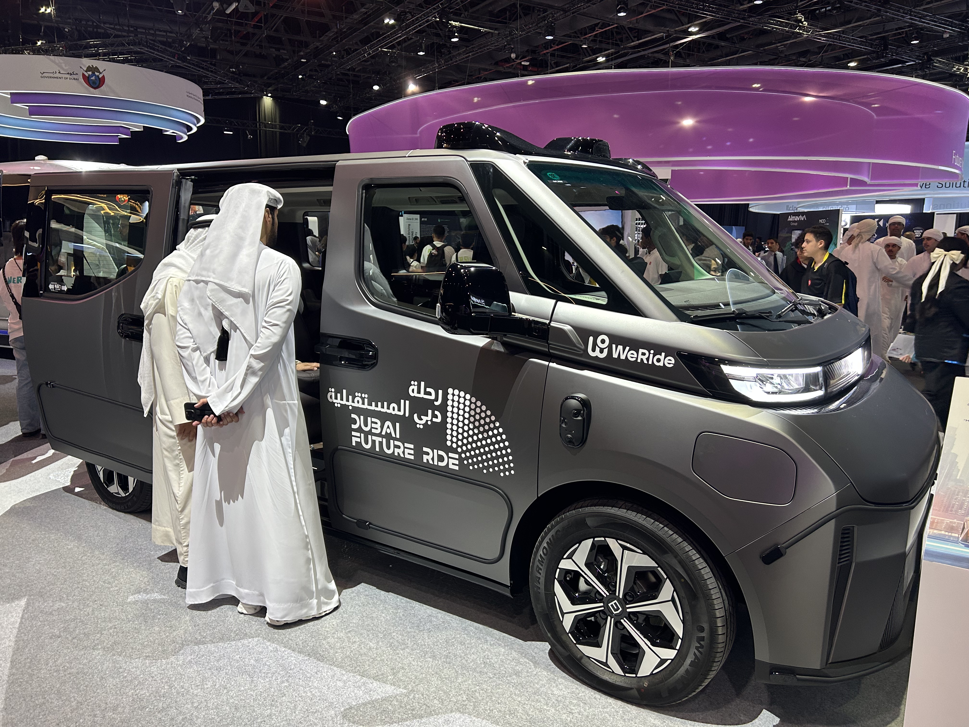 WeRide Robotaxi GXR in Dubai 