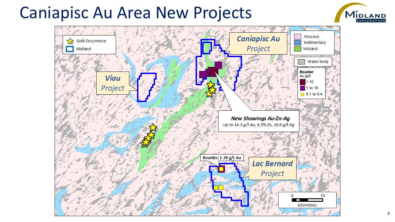 Figure 4 Caniapisc Au Area new Projects