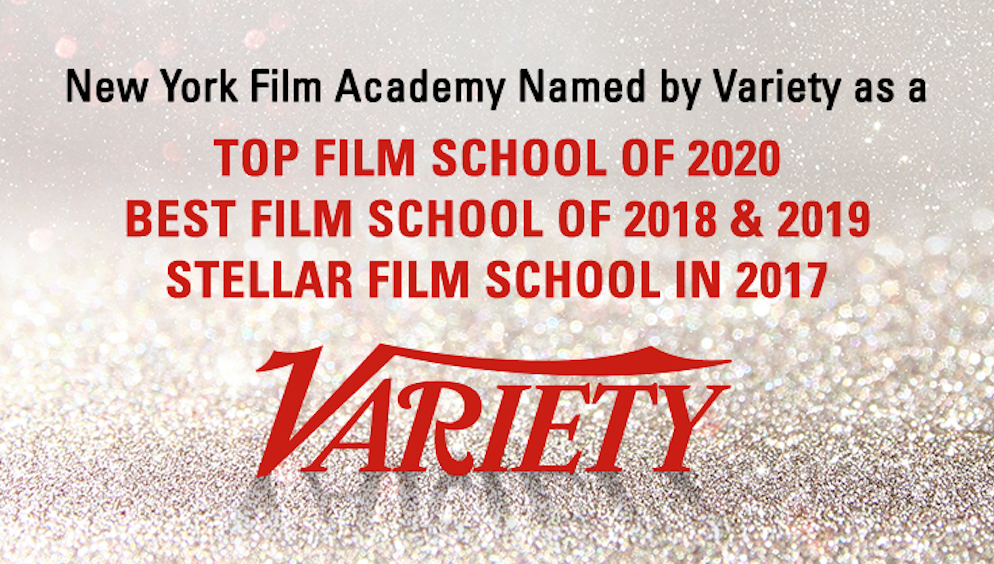 The New York Film Academy (NYFA) has been named as one of Variety’s Top Film Schools for 2020, for the fourth consecutive year running.