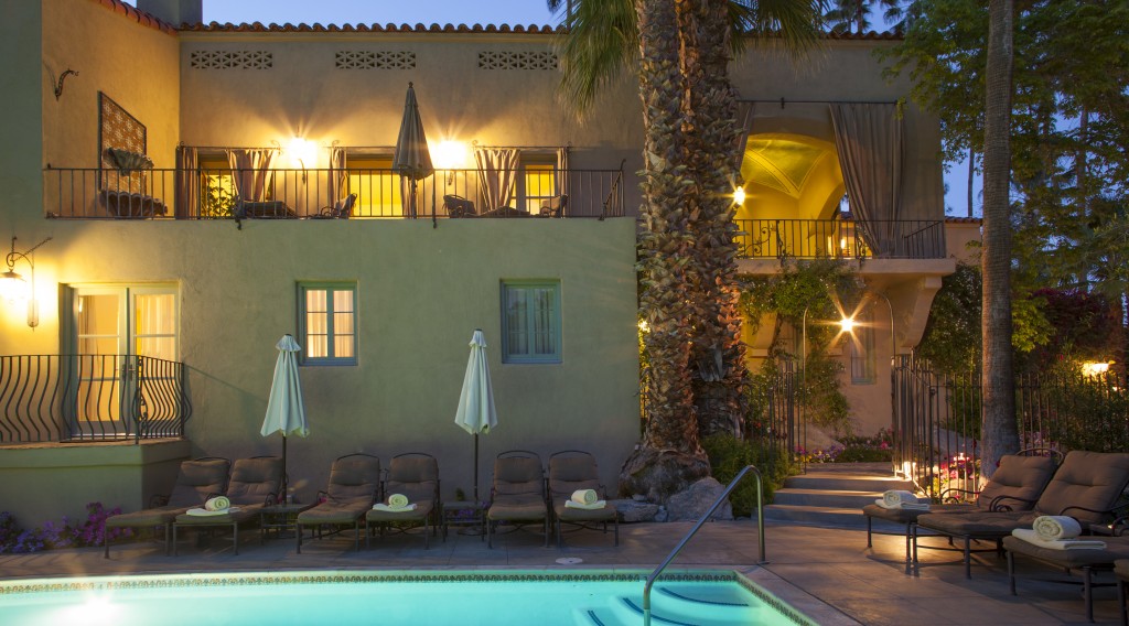Bishop House now adjoins the Willows Historic Palm Springs Inn, which has long been one of Palm Springs' most legendary properties. The twin historic homes have hosted luminaries, dignitaries, scientists, and royalty over the decades.