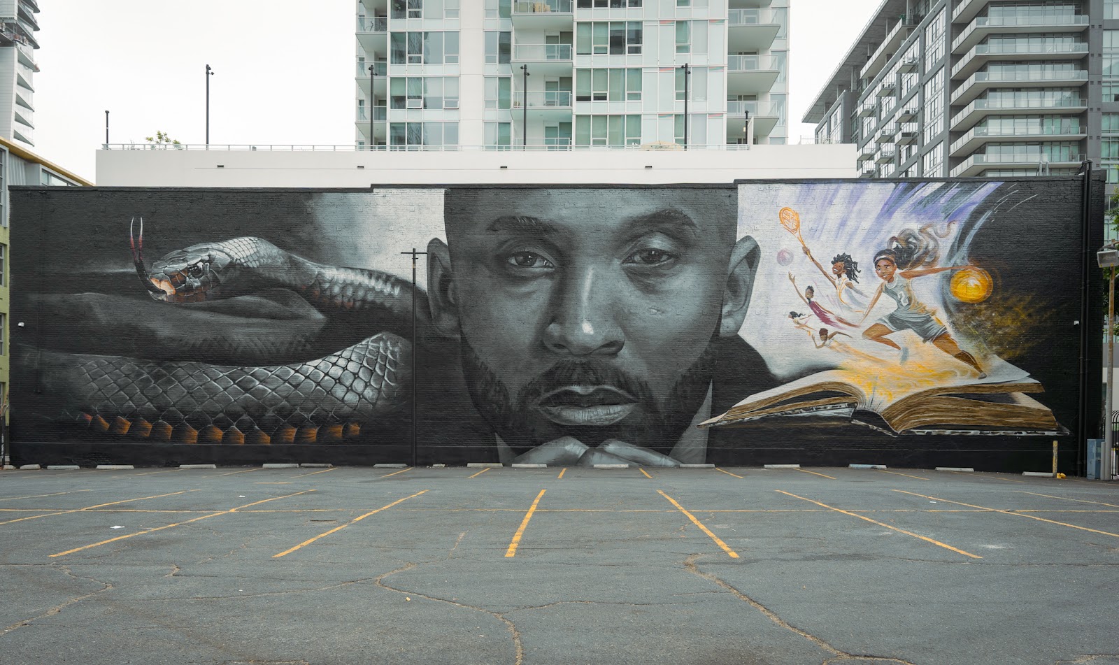 Kobe Bryant Mural Artwork