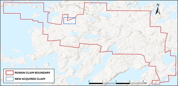 Figure 13. Rowan Claim Boundary. image