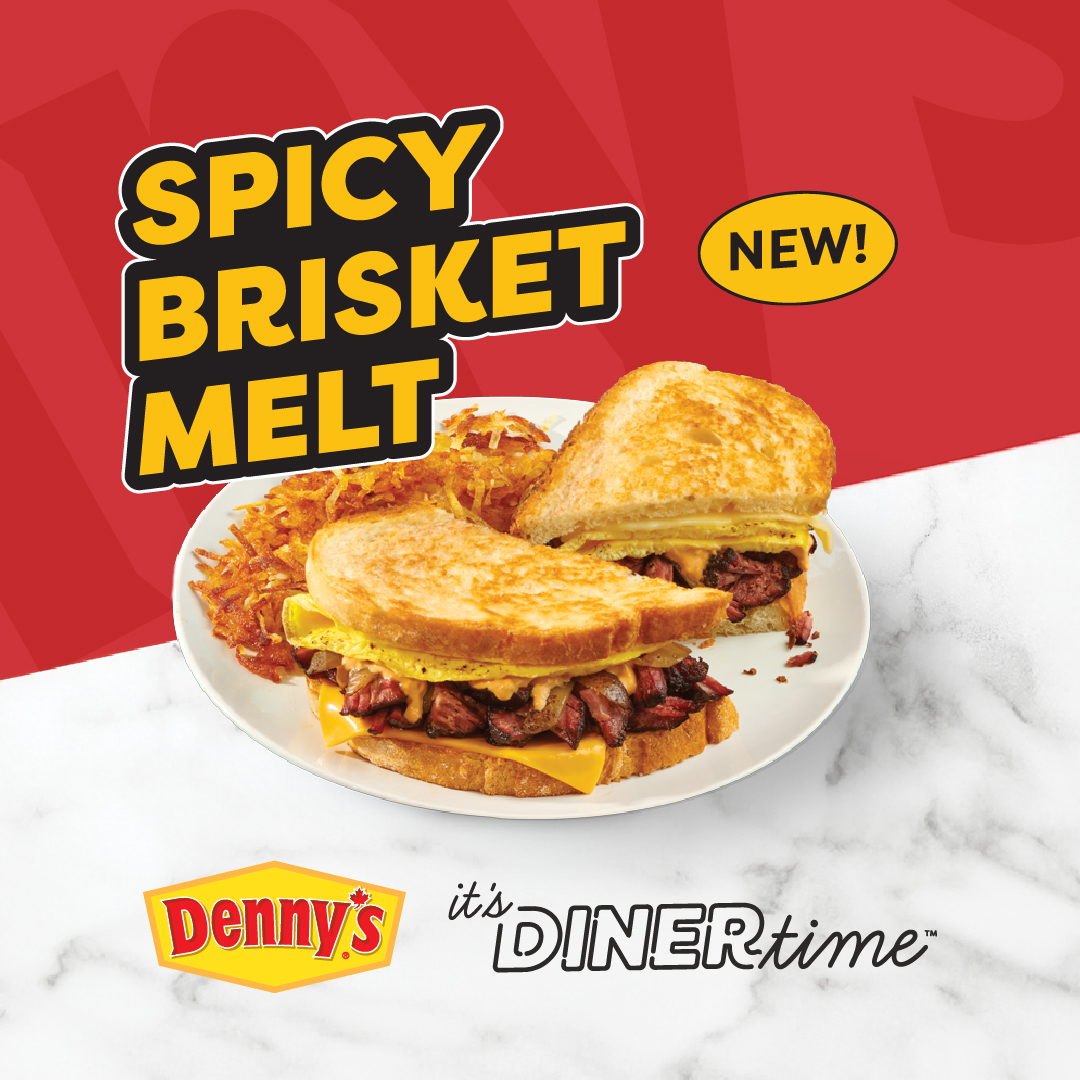 2. Spicy Brisket Melt - Denny's Summer Feature Menu