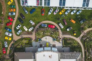 Broad Arrow Amelia Auction Display on the Oceanfront lawn at The Ritz-Carlton