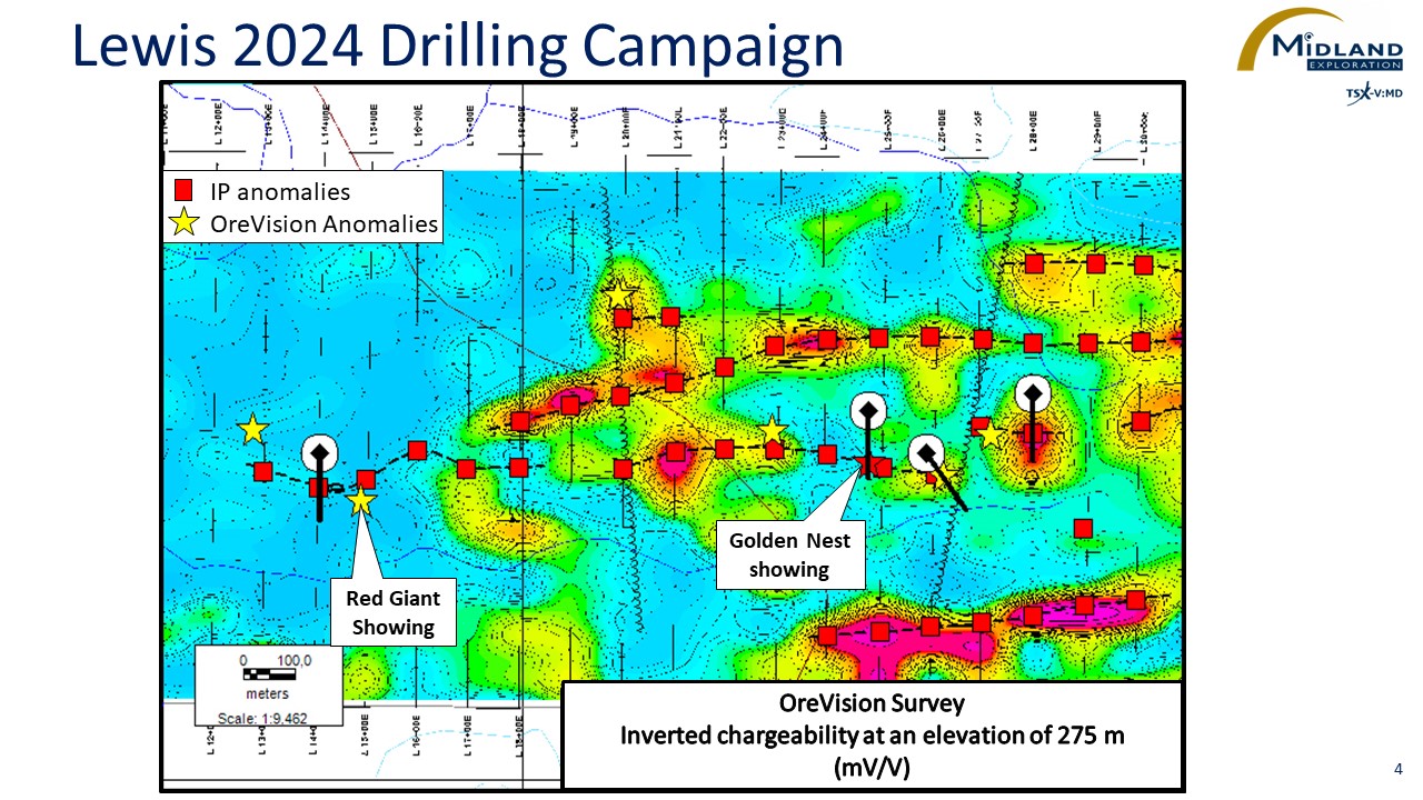 Figure 4 Lewis 2024 Drilling Campaign