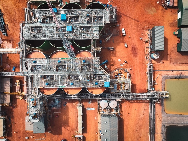 Train A CIL Tanks Gold Processing 