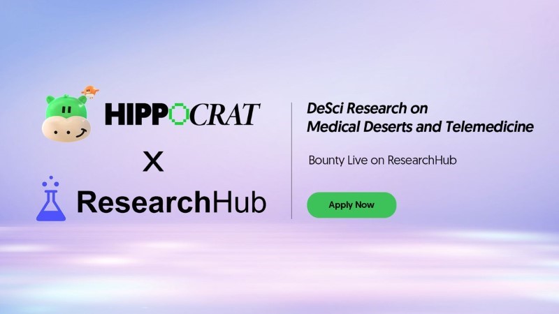 Hippocrat and ResearchHub Join Forces to Tackle Global Healthcare Disparities through DeSci