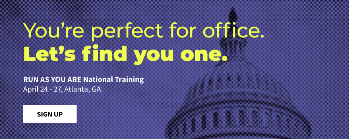 The Vote Run Lead Action National Training will provide attendees with hands-on sessions and solving real-world campaign challenges in real time. Participants will gain practical experience while working alongside other dynamic leaders, reinforcing their strengths and discovering areas to grow. The training offers two specialized tracks: one for candidates and one for campaign managers, with collaborative sessions throughout. Register today at https://voterunleadaction.org/runasyouare2025/