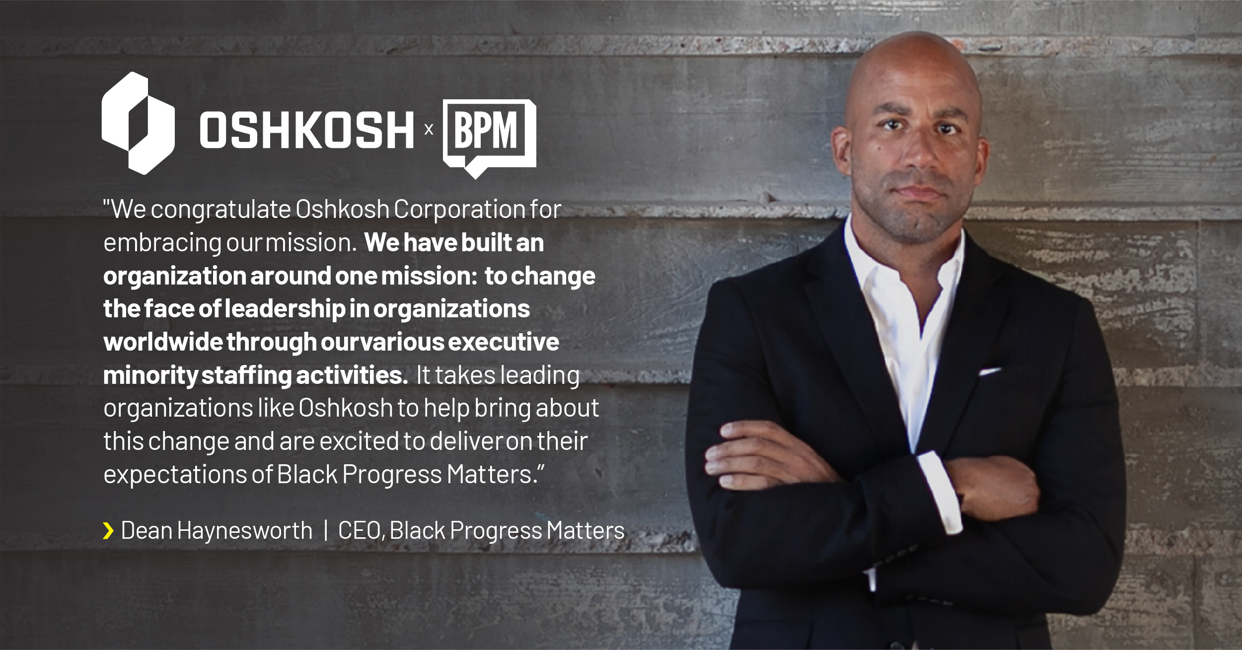 Oshkosh partners with Black Progress Matters