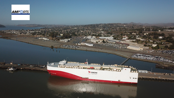 AMPORTS and Siem Car Carriers Successfully Transit Vessel to Antioch 