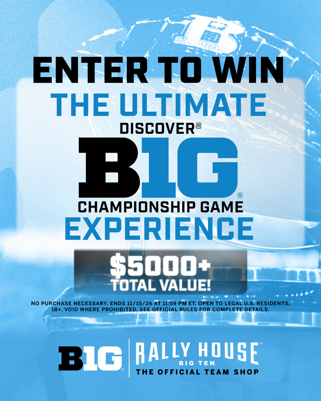 Rally House and Big Ten Conference Launch Exclusive Football Championship Giveaway